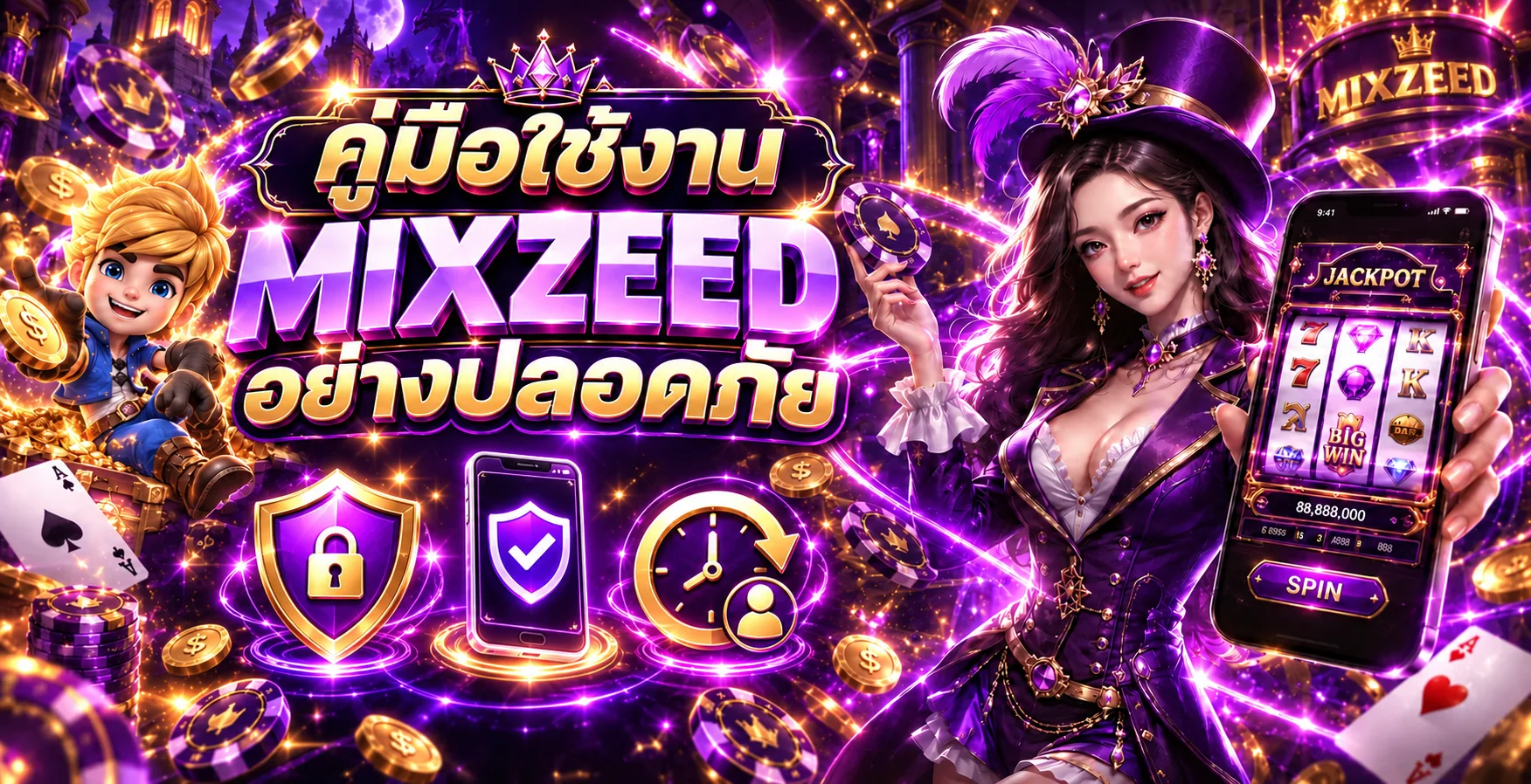 MIXZEED คู่มือใช้งานอย่างปลอดภัย ตั้งแต่สมัครถึงฝากถอน